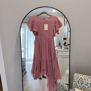 Joyfolie NTW mia joy Bohemian pink dress size 12